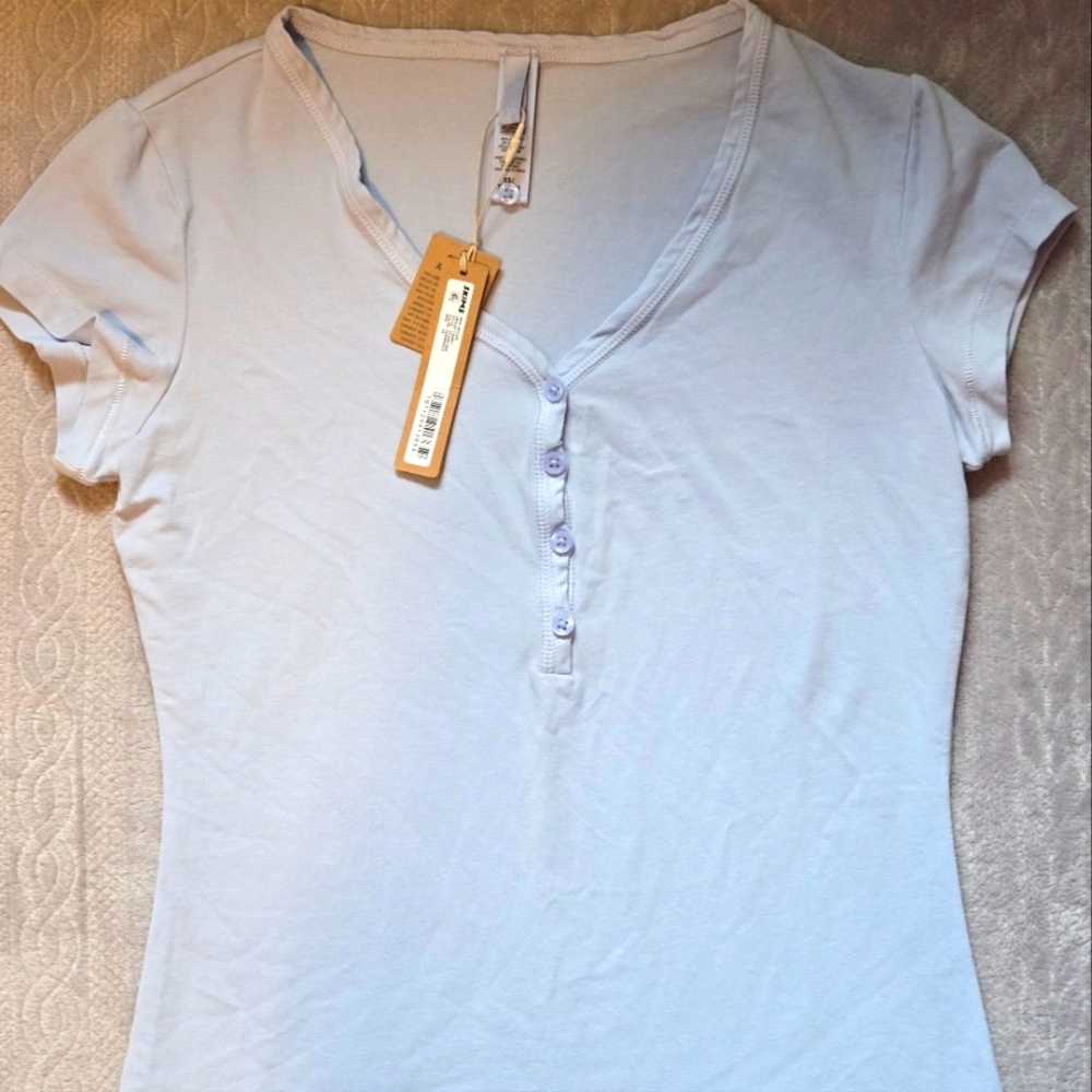 Skims Henley Short Sleeve